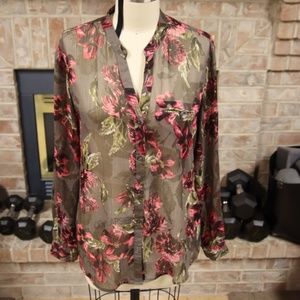 KUT from the Kloth Jasmine Women's Long Sleeve Blouse/Top - Large